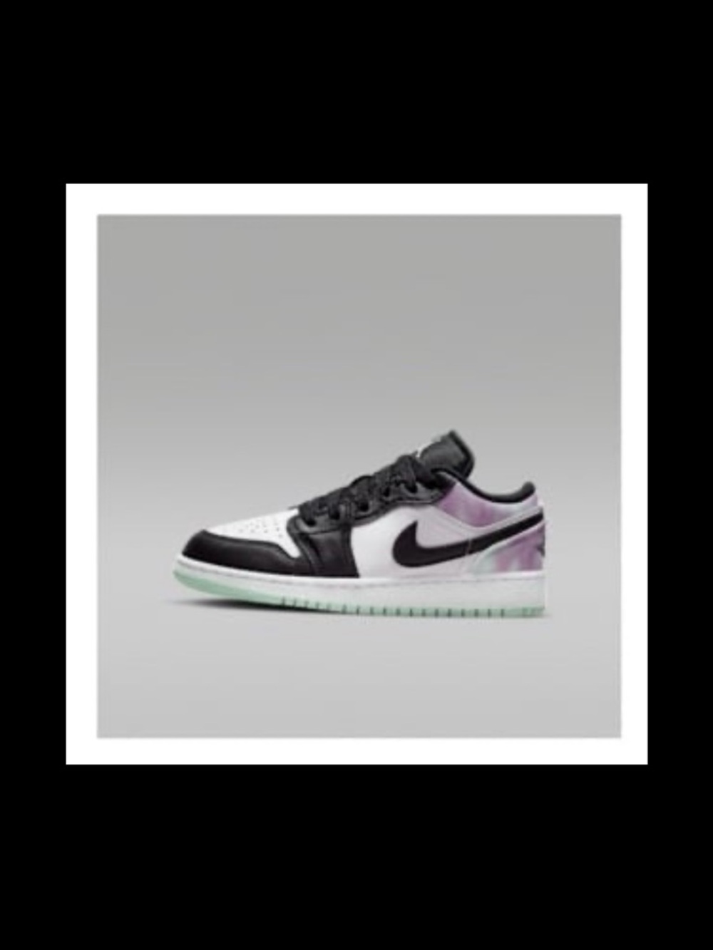 Nike Air Jordan 1 Low - Black, White & Lavender